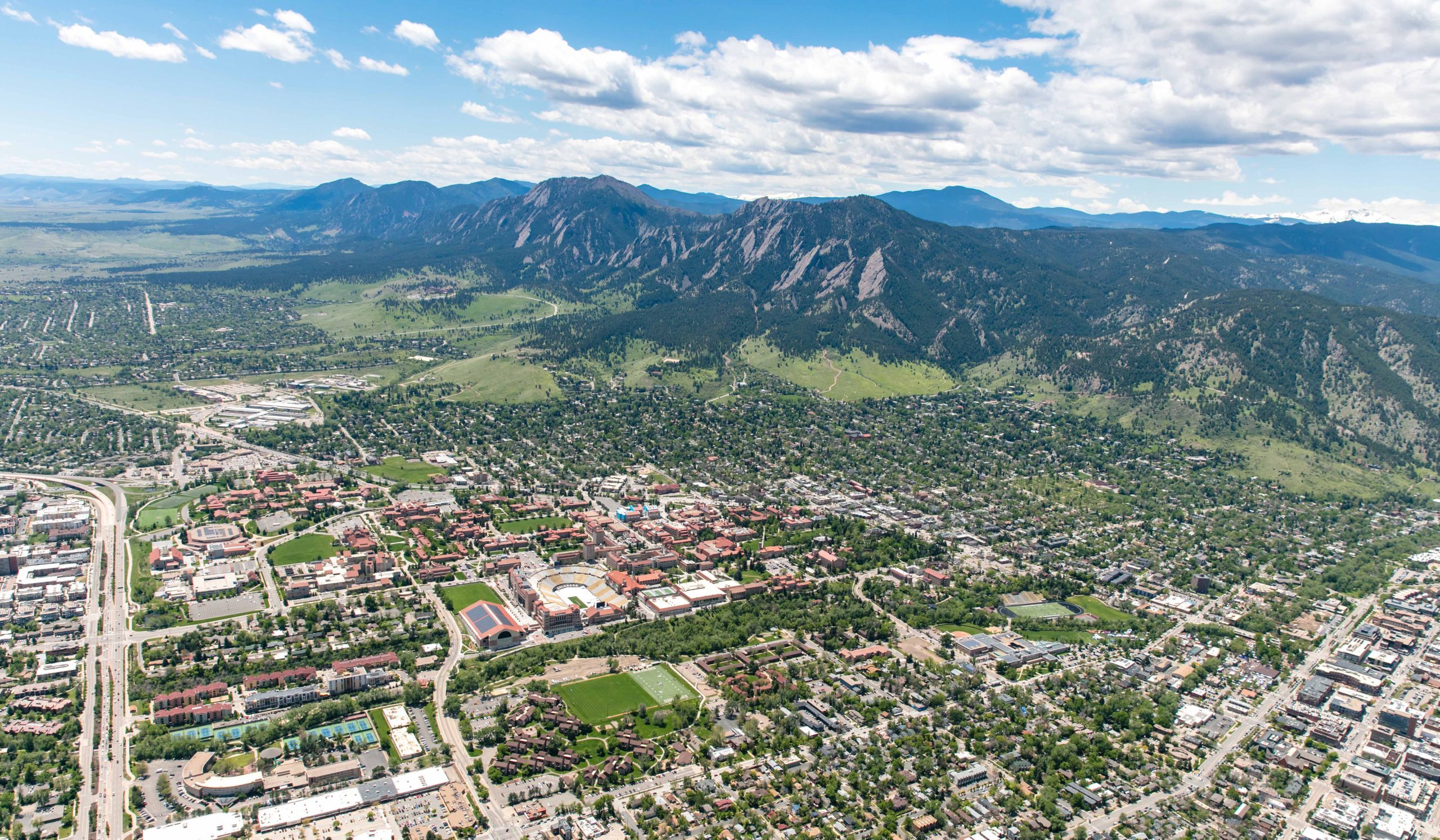 Aerial Photo of Boulder, Colorado